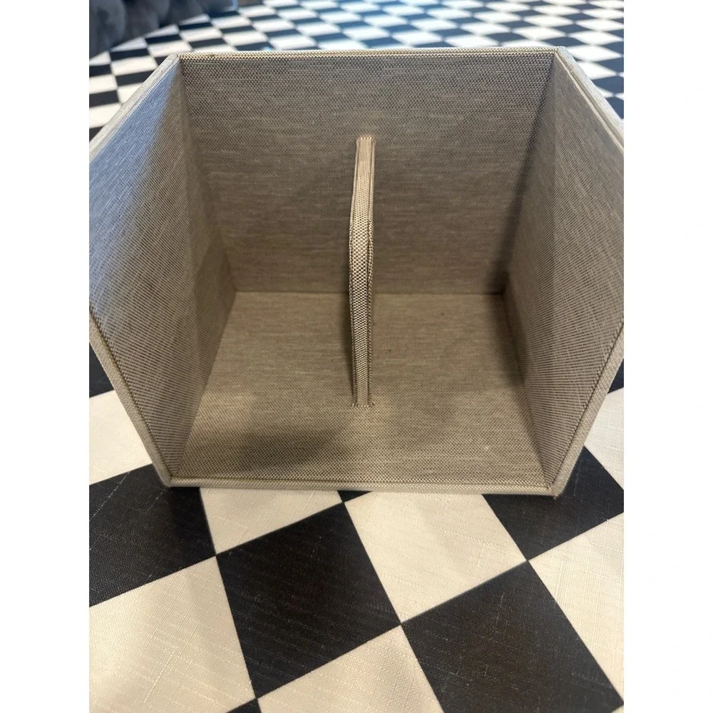 Caraway Magnetic Organizers Set of 3 Gray Fabric pantry kitchen minimalist